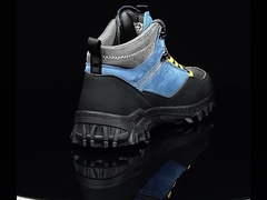 Ασφάλεια Εργασιακές μπότες Unisex Suede Microfiber Wire Cloth Ασφάλεια μπότες Ρουτίκι Ασφάλεια παπούτσια Εργασιακά παπούτσια