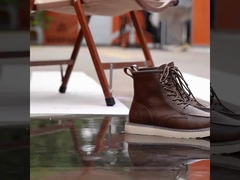 Ασφαλιστικές εργασιακές μπότες Πραγματικό δέρμα Ασφαλιστικές μπότες Γουνοδέρμα Ασφαλιστικά παπούτσια Ρούμπινα εργασιακά παπούτσια