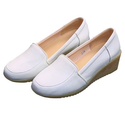 Αγορά Πλεονέκτημα λευκό Wedge Heel παπούτσια εξατομικευμένα άνετα παπούτσια νοσοκομειακής εργασίας online manufacture