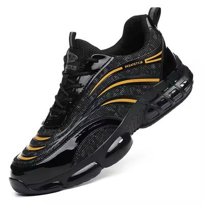 Αγορά Black Superfine Steel Wire Fabric Work Shoes TPU Safety Shoes Kevlar Anti-stab EVA Sole Work Shoes Comfortable Safety Shoes online manufacture