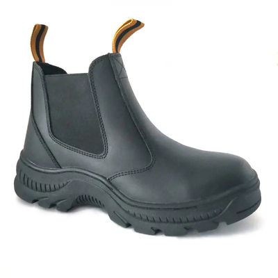 Χωρίς δαντέλα Παπούτσια ασφαλείας Chelsea Unisex Slip On Steel Toe Σκάλες εργασίας για μηχανικούς
