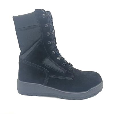 Μαύρα High Top Desert Tactical Shoes Suede Αναπνευστικές εξωτερικές μπότες πεζοπορίας