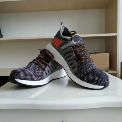 Αναπνευστικά Flying Knit Εργασιακά παπούτσια άνετα παπούτσια ασφαλείας Kevlar Midsole Steel Toe EVA Sole