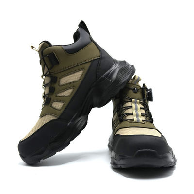 Εργασιακά παπούτσια Unisex Microfiber Leather Kevlar Ασφαλιστικά παπούτσια κατασκευής Ατσάλι παπούτσια αντι σπασίματος